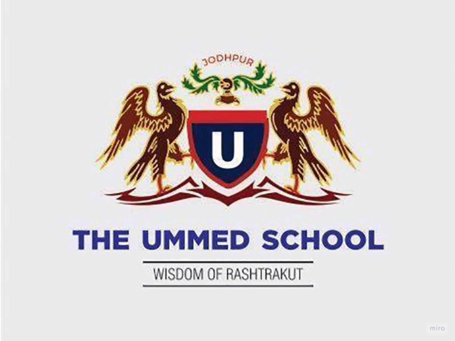 Ummed School Jodhpur Logo